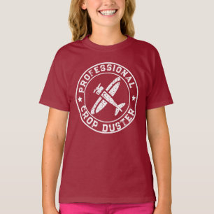 T-shirt Vêtement personnalisé vintage avion épandeur Texte