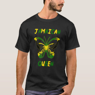 T-shirt Vêtement Reine Jamaïcain Pour Fier Et Indépendant