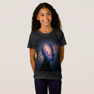 T-Shirt Vêtement spatial silhouette galactique cosmique po