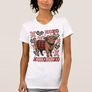 T-shirt Vêtement vintage de la Saint-Valentin XOXO jolie v