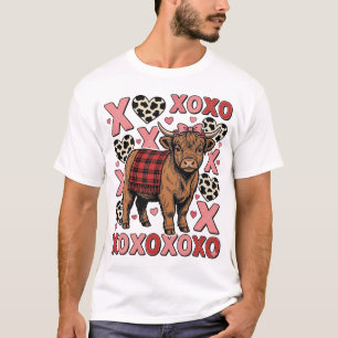 T-shirt Vêtement vintage de la Saint-Valentin XOXO jolie v