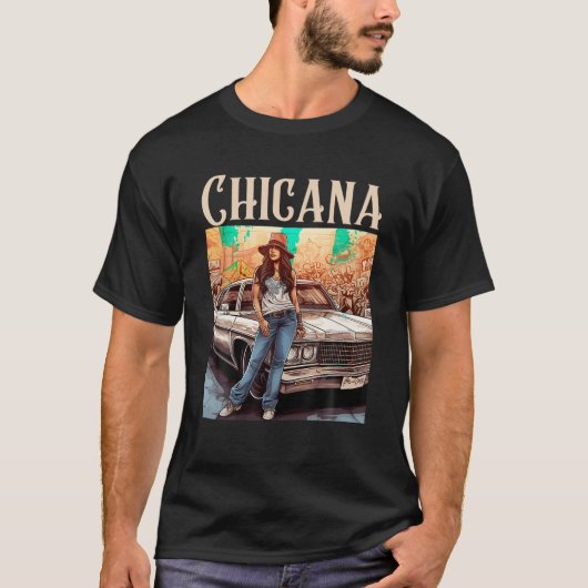 T-shirt Vêtements à basse consommation à Chicana Femmes Me (Devant)