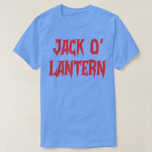 T-shirt Vêtements à lanterne Jack O' (Design devant)