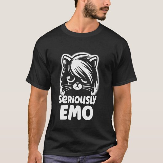 T-shirt Vêtements à thème de chat Mode alternative Emo Aes (Devant)