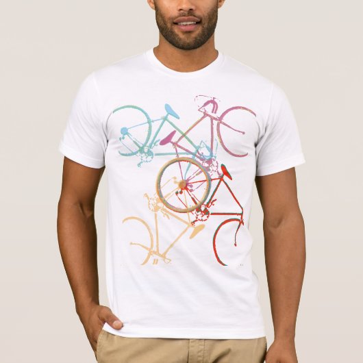 T-shirt vêtements à vélo (Devant)