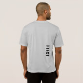 T-shirt Vêtements actifs Silver Mens Sport Retour (Dos entier)