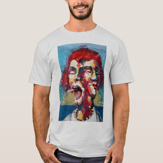 T-shirt Vêtements avec visage d'art (Devant)
