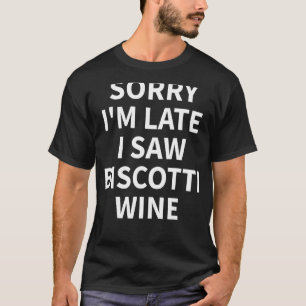 T-shirt Vêtements Biscotti Vin Design Vin