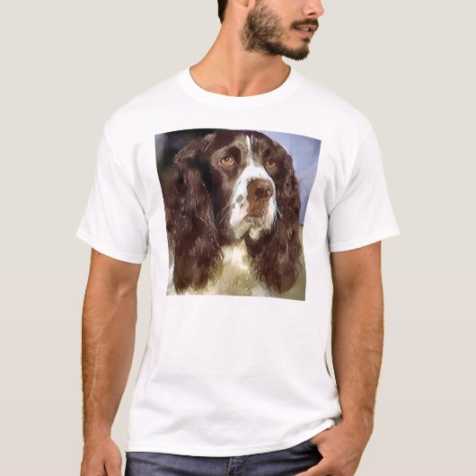 T-shirt Vêtements cadeau d'art espagnol Springer anglais (Devant)