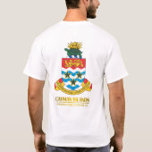 T-shirt Vêtements Cayman Islands COA (Dos)
