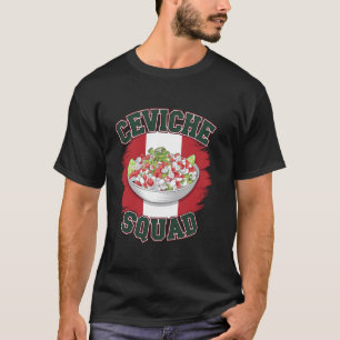 T-shirt Vêtements Ceviche Squad pour Produits Alimentaires