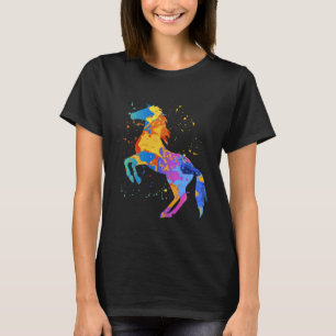 T-shirt Vêtements Cheval Filles Femmes Graphique De Cheval