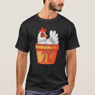 T-shirt Vêtements Chicken Pi Jour de Pi Mathématiques Cool