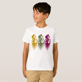 T-shirt Vêtements colorés VTT VTT VTT (Devant entier)