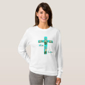 T-shirt Vêtements croix chrétienne (Devant entier)