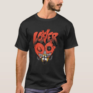 T-shirt Vêtements d'amour de perdant de goutte de coeur as
