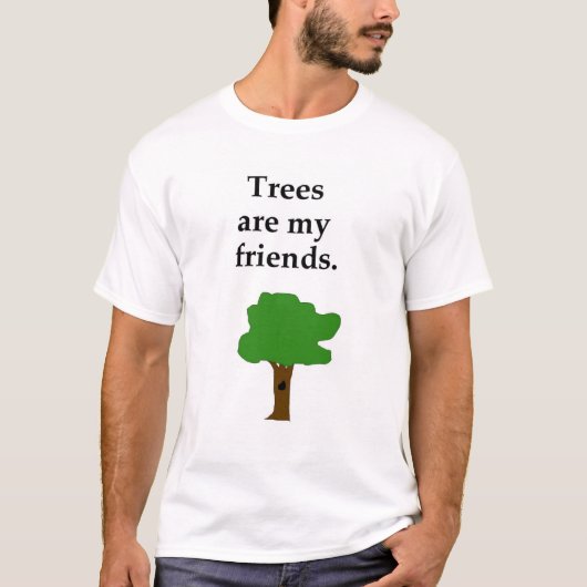 T-shirt Vêtements d'arbres (Devant)