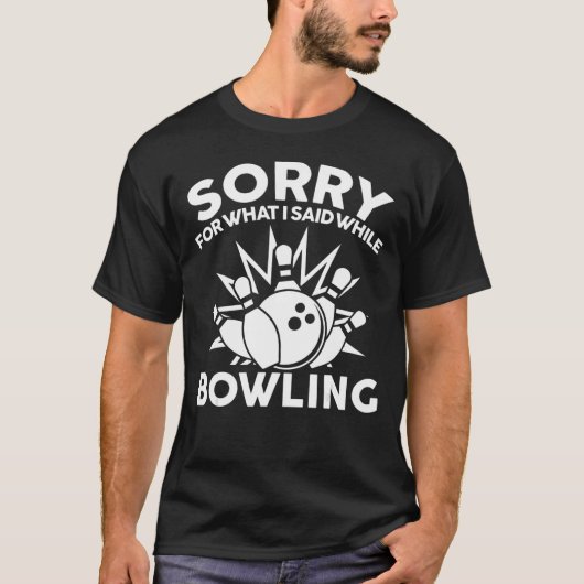 T-shirt Vêtements de bowling Design unique (Devant)