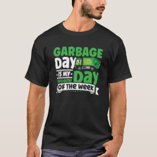 T-shirt Vêtements de camion à ordures pour les jeunes garç