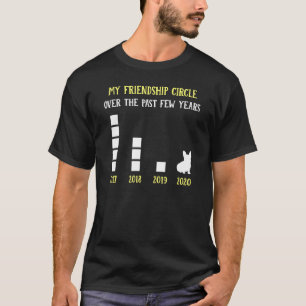T-shirt Vêtements de cercle d'amitié Corgi pour propriétai