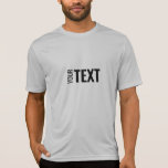 T-shirt Vêtements de compétition sport-Tek modernes pour h<br><div class="desc">Ajoutez Votre Texte Ici Modèle Mens Sport-Tek Compétiteur Activewear Silver Grey T-Shirt.</div>
