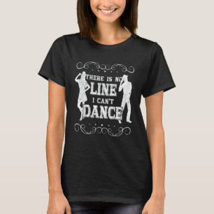 T-shirt Vêtements de danse en ligne country pour femme Cow