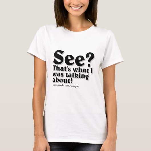 T-shirt Vêtements de devis amusants (Devant)