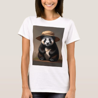 T-shirt Vêtements de femme, linge de trait de panda Hut