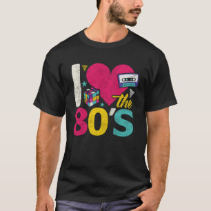 T-shirt Vêtements de fête rétro vintage des années 80 pour