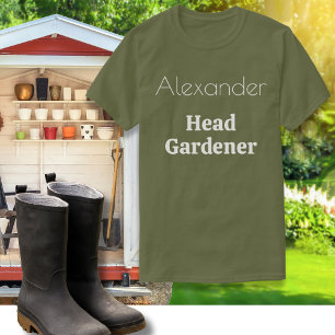 T-shirt Vêtements de jardinage pour jardinier en chef amat