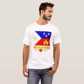 T-shirt Vêtements de la fierté acadienne (Devant entier)