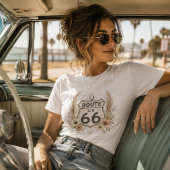 T-shirt Vêtements de la route mère florale boho