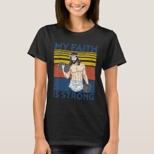 T-shirt Vêtements de l'athlète chrétien Entraînement Gym L