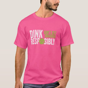 T-shirt Vêtements de l'équipe de Pickleball amusant - Dink
