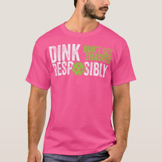 T-shirt Vêtements de l'équipe de Pickleball amusant - Dink
