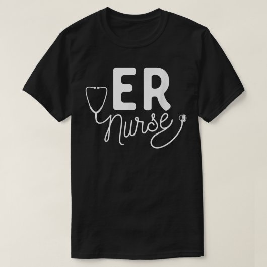 T-shirt Vêtements de l'infirmière - infirmière de salle d' (Design devant)
