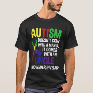 T-shirt Vêtements de l'oncle de l'autisme - Conception d'o