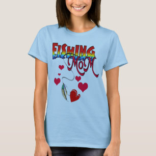 T-shirt Vêtements de maman de pêche