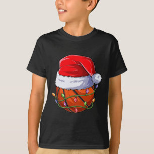 T-shirt Vêtements de Noël de basket-ball
