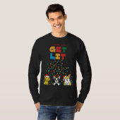T-shirt Vêtements de Noël mignons (Devant entier)