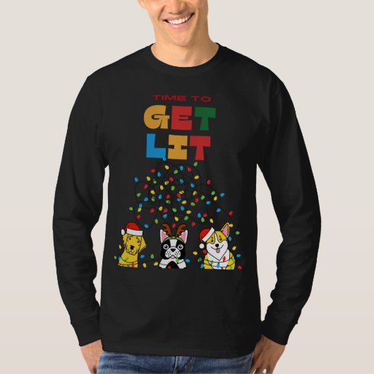 T-shirt Vêtements de Noël mignons (Devant)