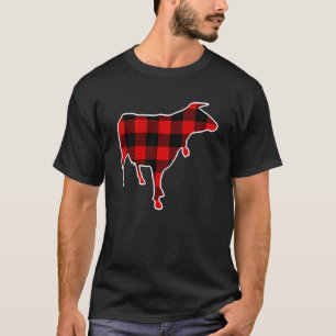 T-shirt Vêtements de nuit assortis pour famille de vaches