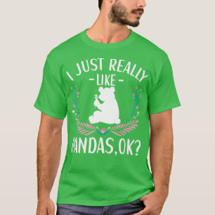 T-shirt Vêtements de Panda Bear pour les amateurs de Panda