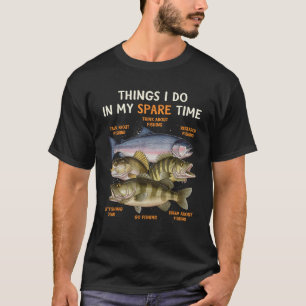 T-shirt Vêtements de pêche amusants pour hommes jeunesse e