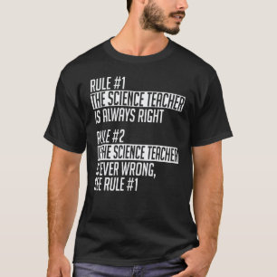 T-shirt Vêtements de professeur de science Design de profe