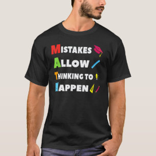 T-shirt Vêtements de rentrée pour professeurs de mathémati
