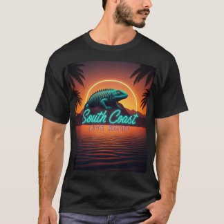 T-shirt Vêtements de rue de la radio en direct de la côte