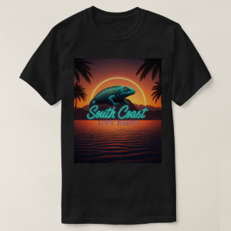T-shirt Vêtements de rue de la radio en direct de la côte