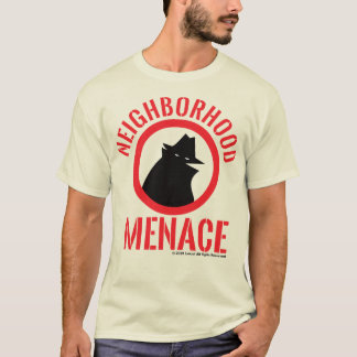 T-shirt Vêtements de rue hip-hop rétro Menace de quartier