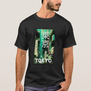 T-shirt Vêtements de rue japonais Vibes rétro esthétique T